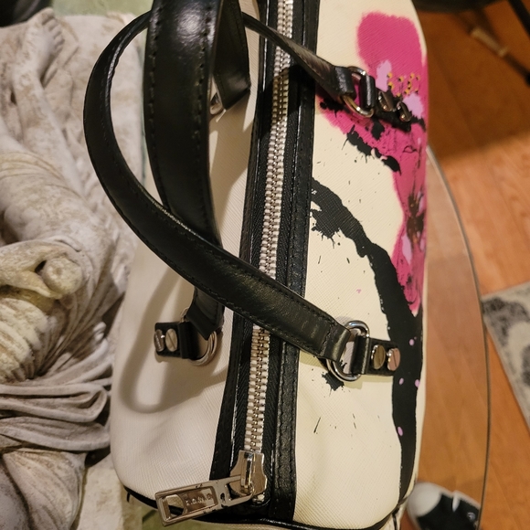 L.A.M.B. by Gwen Stefani Cherry Blossom Satchel Luxury Designer Bag #586 - Picture 13 of 14